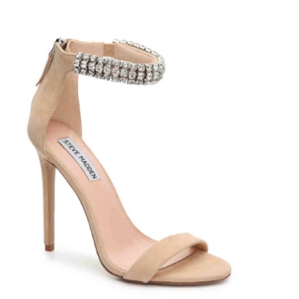 Steve Madden Rando suede rhinestone sandals